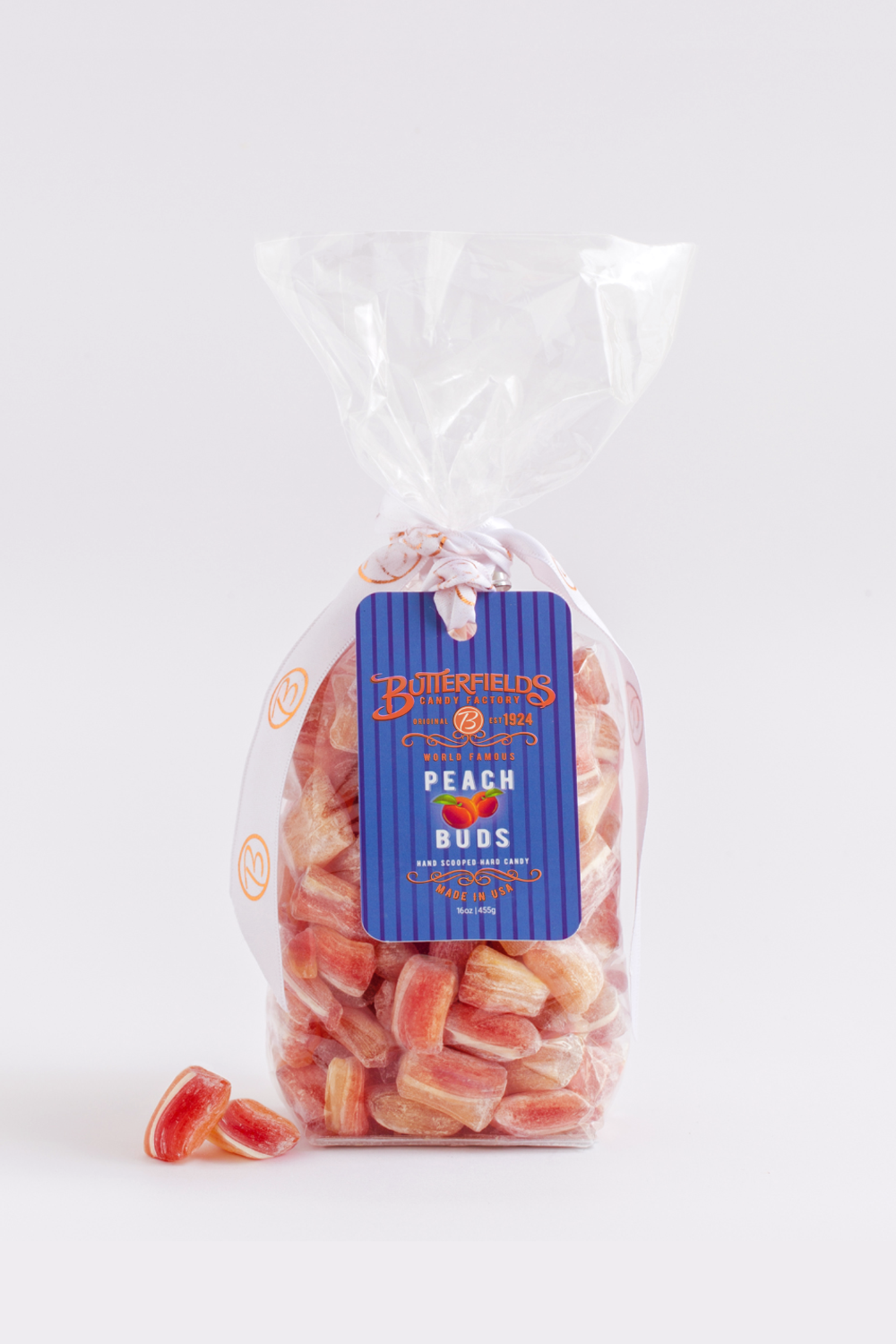 Peach Buds Hard Candy | Butterfields Candies