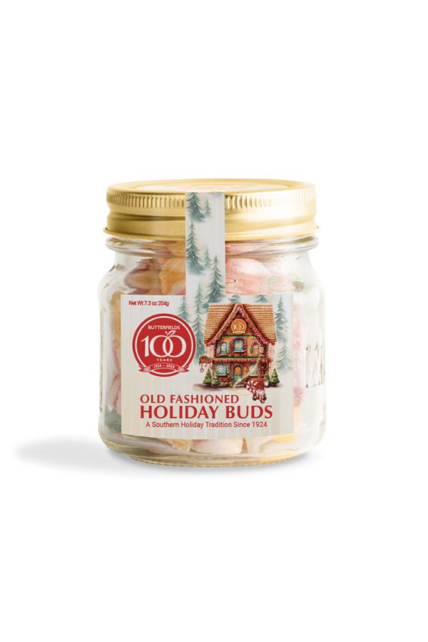 Limited Edition - Holiday Buds - Seasonal Candy Mix - Mason Jar