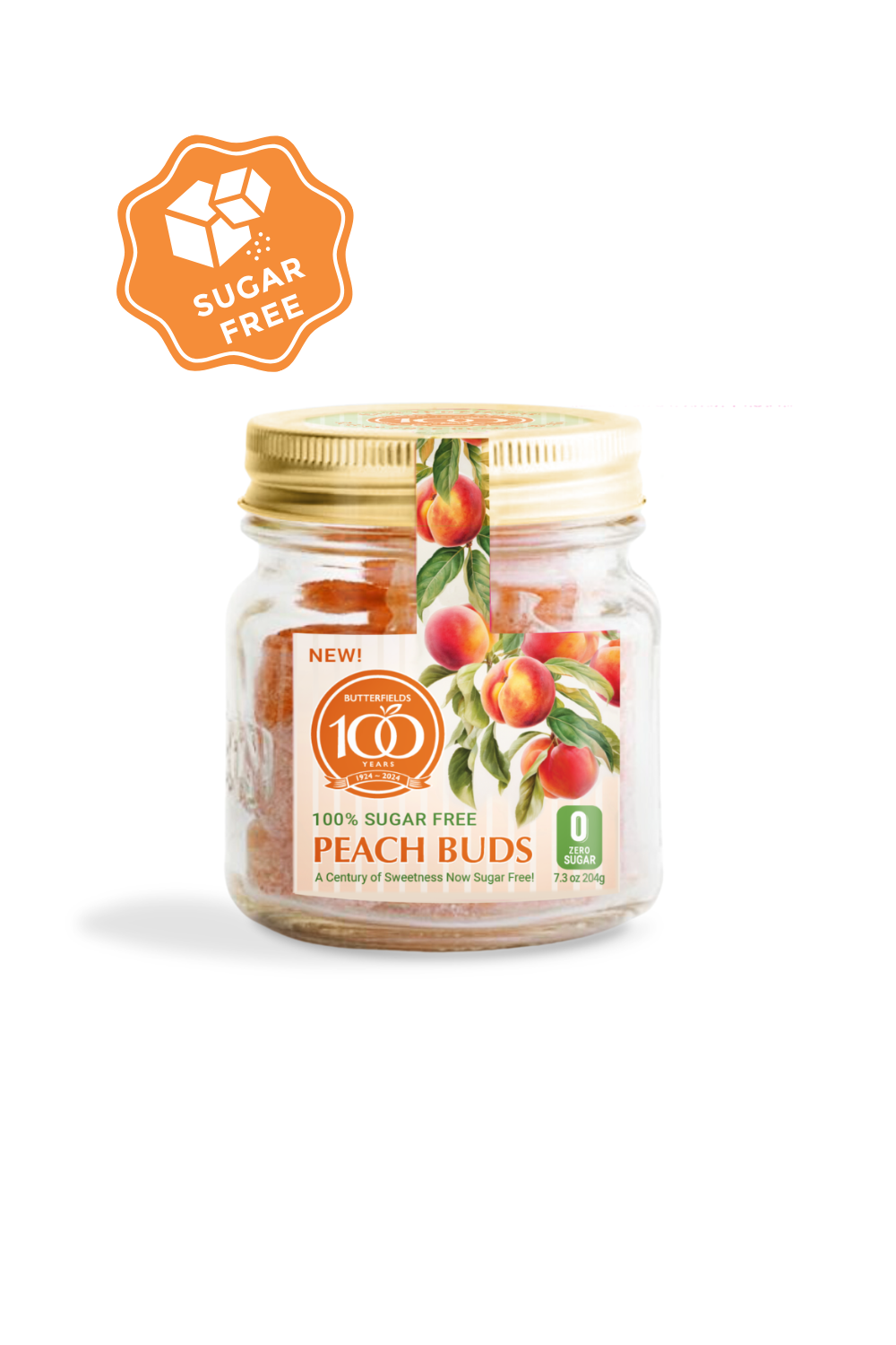 Sugar Free Peach Buds - New