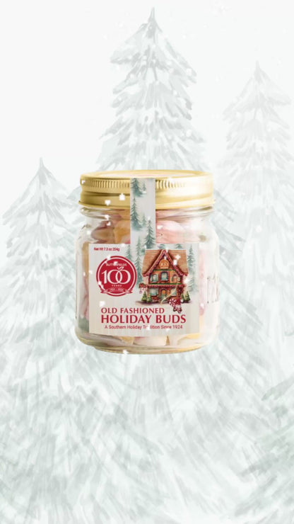 Limited Edition - Holiday Buds - Seasonal Candy Mix - Mason Jar